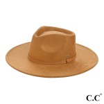 Wholesale c C VFC Faux Suede Rancher Hat One Fits Most Polyester Spandex Brim W
