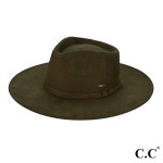 Wholesale c C VFC Faux Suede Rancher Hat One Fits Most Polyester Spandex Brim W
