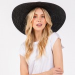 Wholesale brim Sun Hat Beaded Stone Rocks Star Stone Band One Fits Most Adjusta