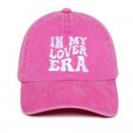 "IN MY LOVER ERA" Embroidered Baseball Cap

- One Size Fits Most
- Slide Buckle Adjustment
- 100% Cotto