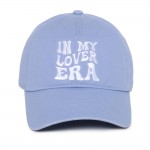 "IN MY LOVER ERA" Embroidered Baseball Cap

- One Size Fits Most
- Slide Buckle Adjustment
- 100% Cotto