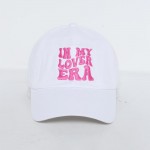 "IN MY LOVER ERA" Embroidered Baseball Cap

- One Size Fits Most
- Slide Buckle Adjustment
- 100% Cotto