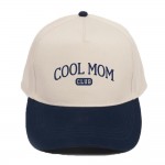 "Cool Mom Club" Embroidered Two Tone Baseball Cap

- One Size Fits Most
- Snap Back Closure
- 100% Cotton
