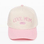 "Cool Mom Club" Embroidered Two Tone Baseball Cap

- One Size Fits Most
- Snap Back Closure
- 100% Cotton