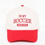 "In My Soccer Mom Era" Embroidered Two Tone Baseball Cap

- One Size Fits Most
- Snap Back Closure
- 100% Cotton