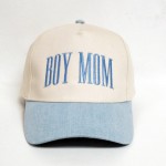"BOY MOM" Embroidered Two Tone Camo Baseball Cap

- One Size Fits Most
- Snap Back Closure
- 100% Cotton
