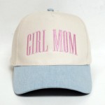 "GIRL MOM" Embroidered Two Tone Baseball Cap

- One Size Fits Most
- Snap Back Closure
- 100% Cotton