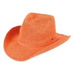 Wholesale c C CBC Sequin Cowboy Hat Suede String Trim Band One Fits Most Adjusta