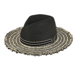 Wholesale c C PNC Panama Hat Frayed Edge Panama Sun Hat One Fits Most Internal D
