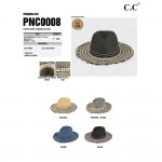 Wholesale c C PNC Panama Hat Frayed Edge Panama Sun Hat One Fits Most Internal D