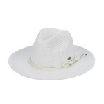 Wholesale c C PNC Panama Hat Paper Panama Hat Leather String Rope One Fits Most