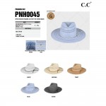 Wholesale c C CBC Panama Hat Open Weaved Panama Hat PU String Band One Fits Most