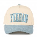 Wholesale tCM YEEHAW Embroidered Two Baseball Cap One Fits Most Snap Back Closur