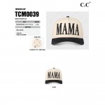 Wholesale c C TCM Two Embroidered MAMA Trucker Cap Snap Back Closure One Fits Mo