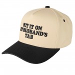 Wholesale c C TCM Two Embroidered PUT IT MY HUSBAND S TAB Trucker Cap Snap Back