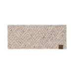 C.C HWE0143
Criss Cross Headwrap 
- 66% Recycled Polyester / 24% Acrylic / 5% Wool / 5% Nylon
- One Size