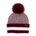 C.C HTC0065
Two-Tone Angora Stripe Cuff Beanie.

- 30% Viscose / 10% Angora / 60% Nylon
- One Size