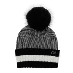 C.C HTC0065
Two-Tone Angora Stripe Cuff Beanie.

- 30% Viscose / 10% Angora / 60% Nylon
- One Size