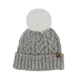 C.C HTE0155
Faux Fur Bow Beanie

- 47% Rayon / 31% Polyester / 22% Nylon
- One Size Fits Most
