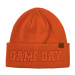 C.C HTC0122
Game Day Embossed Cuff Beanie

- 100% Acrylic 
- One Size Fits Most