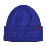 C.C HTC0122
Game Day Embossed Cuff Beanie

- 100% Acrylic 
- One Size Fits Most