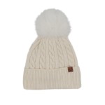 C.C HTC0141
Cable Knit Pattern Pom Beanie

- 43% Acrylic / 34% Polyester / 22% Nylon / 1% Spandex
- One Size Fits Most 