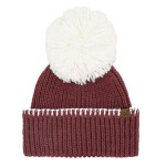 C.C HTE0163 
Team Beanie With Yarn Pom.

- 100% Acrylic Iceland Wool 
- One Size

