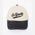 "Go Sports" Embroidered Baseball Cap

- One Size Fits Most
- Slide Buckle Adjustment
- 100% Cotton