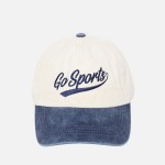 "Go Sports" Embroidered Baseball Cap

- One Size Fits Most
- Slide Buckle Adjustment
- 100% Cotton