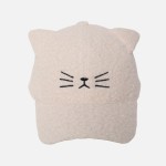 Sherpa Cat Baseball Cap With Cat Ear Details 

- One Size Fits Most
- Snap Back Closure
- 100% Polyester 