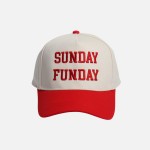 "SUNDAY FUNDAY" Two Tone Baseball Cap

- One Size Fits Most
- Snap Back Closure
- 100% Cotton