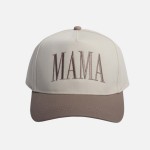 "MAMA" Embroidered Two Tone Baseball Cap

- One Size Fits Most
- Snap Back Closure
- 100% Cotton