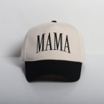 "MAMA" Embroidered Two Tone Baseball Cap

- One Size Fits Most
- Snap Back Closure
- 100% Cotton