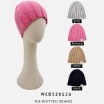Wholesale do Everything Love Ribbed Fuzzy Knit Beanie One Fits Most Acrylic