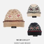 Wholesale do Everything Love Fuzzy Knit Nordic Cuff Beanie One Fits Most
