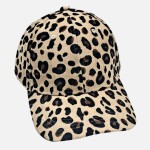Wholesale do Everything Love Corduroy Leopard Print Baseball Cap One Fits Most S