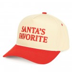 C.C TCM0109
Two Tone Embroidered "SANTA'S FAVORITE" Baseball Cap

- Snap Back Closure
- One Size Fits Most
- 100% Cotton