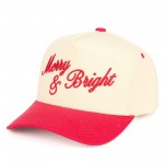 C.C TCM0112
Two Tone Embroidered "Merry & Bright" Baseball Cap

- Snap Back Closure
- One Size Fits Most
- 100% Cotton