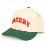 C.C TCM0124
Two Tone Corduroy Embroidered "MERRY" Baseball Cap

- Snap Back Closure
- One Size Fits Most
- 100% Cotton
