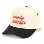 C.C TCM0110
Two Tone Embroidered "howdy holidays" Baseball Cap

- Snap Back Closure
- One Size Fits Most
- 100% Cotton