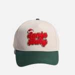 Wholesale santa Baby Glitter Chenille Patch Two Baseball Cap One Fits Most Snap