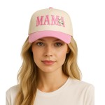Do Everything In Love "MAMA" & Flowers Embroidered Two Tone Baseball Cap

- One Size Fits Most
- Snap Back Closure
- 100% Cotton