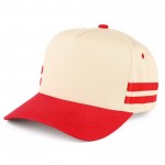 Wholesale c C TCM Two Canvas Embroidered Baseball Cap Stripes Detail Snap Back C