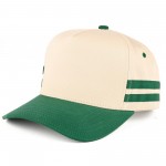 Wholesale c C TCM Two Canvas Embroidered Baseball Cap Stripes Detail Snap Back C