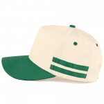 Wholesale c C TCM Two Canvas Embroidered Baseball Cap Stripes Detail Snap Back C
