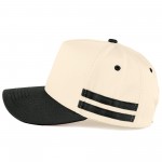 Wholesale c C TCM Two Canvas Embroidered Baseball Cap Stripes Detail Snap Back C
