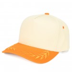 Wholesale c C TCM Two Canvas Baseball Cap Embroidered Leaves Detail Snap Back Cl