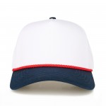 Wholesale c C TCM Two Canvas Baseball Cap Twisted Rope Detail Snap Back Closure
