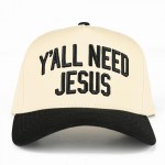 Wholesale c C TCM Two Y ALL NEED JESUS Canvas Embroidered Baseball Cap Snap Back