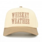Wholesale c C TCM Two WHISKEY WEATHER Canvas Embroidered Baseball Cap Snap Back